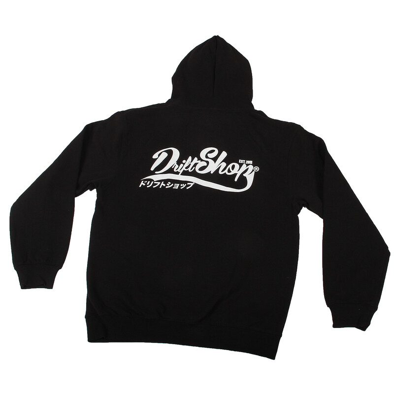 DriftShop Vintage Hoodie - Deep Black